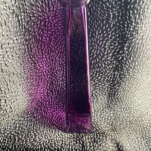 Elegant Purple Glass Vase